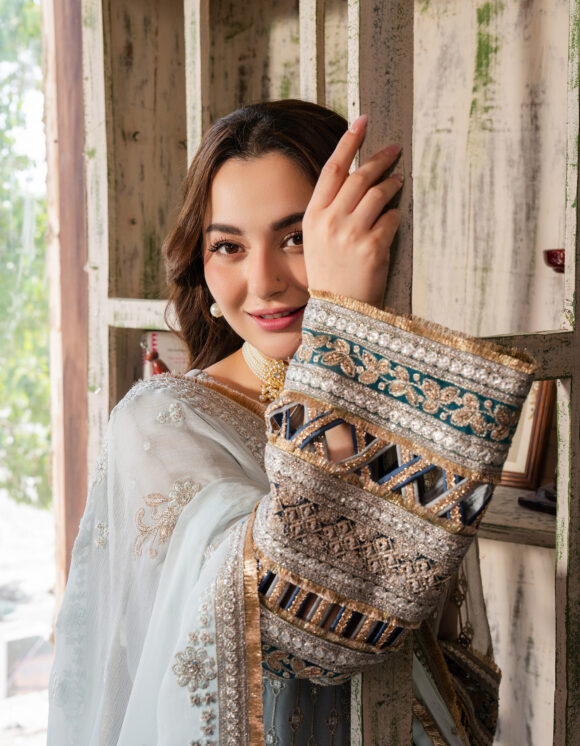 3 Piece Premium Quality Suit - Hania Amir Article - Un Stitched - Premium Quality - ART003 - Image 2