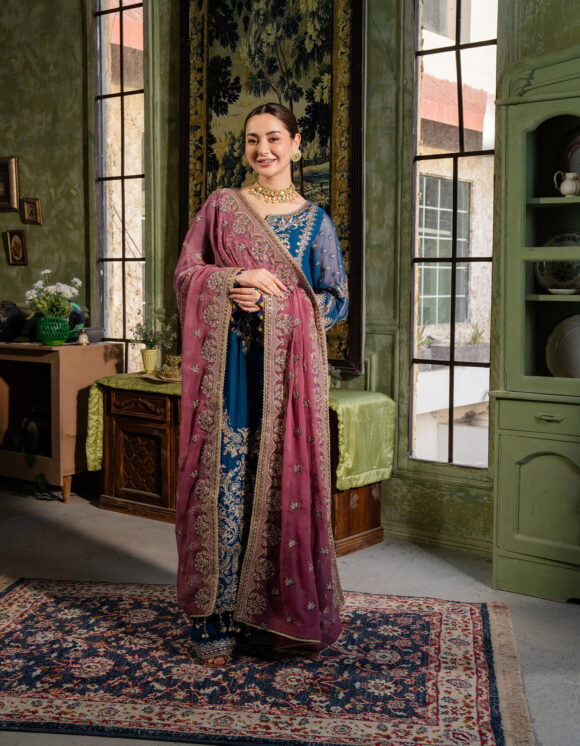 3 Piece Premium Quality Suit - Hania Amir Article - Un Stitched - Premium Quality - ART002