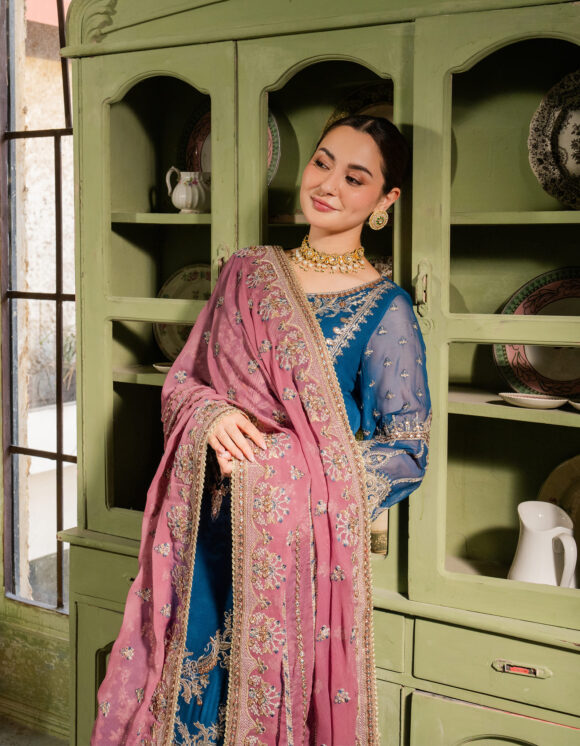 3 Piece Premium Quality Suit - Hania Amir Article - Un Stitched - Premium Quality - ART002 - Image 4