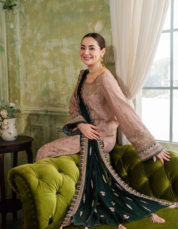 3 Piece Premium Quality Suit - Hania Amir Article - Un Stitched - Premium Quality - ART001 - Image 4