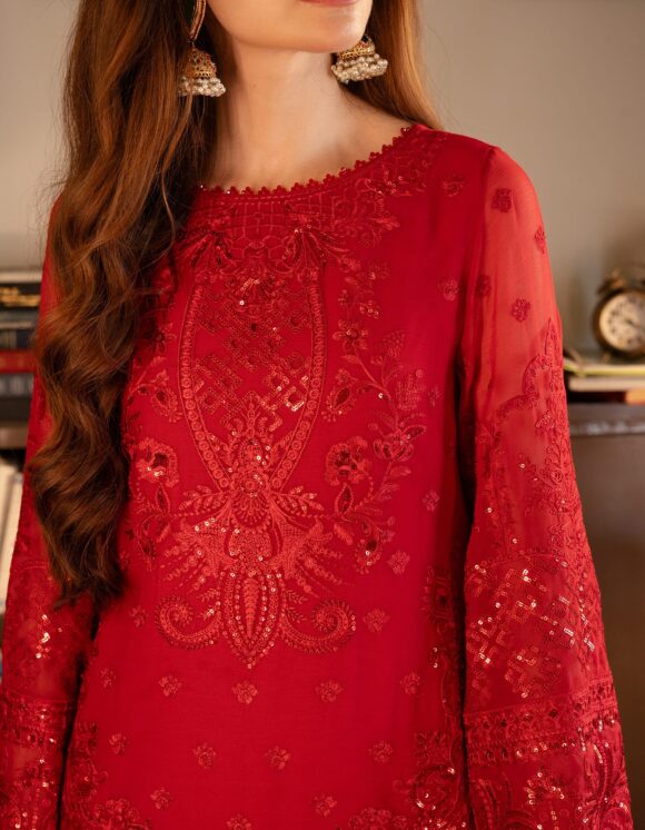 3 Piece Premium Quality Suit - Noor Jahan Article - Un Stitched - Premium Quality - ART005 - Image 3