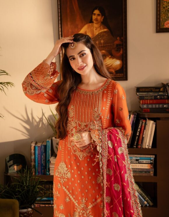 3 Piece Premium Quality Suit - Noor Jahan Article - Un Stitched - Premium Quality - ART004