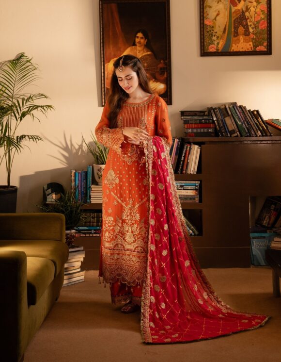 3 Piece Premium Quality Suit - Noor Jahan Article - Un Stitched - Premium Quality - ART004 - Image 3