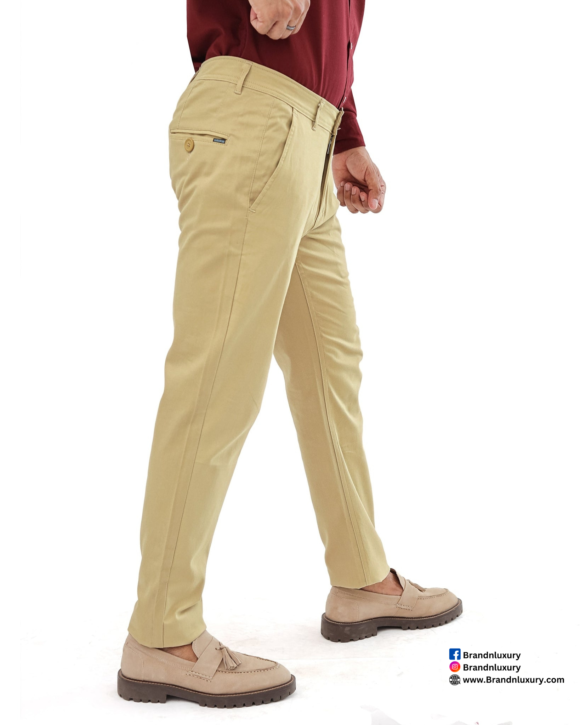 Camel Brown Cotton Pant Premium Quality - Image 2