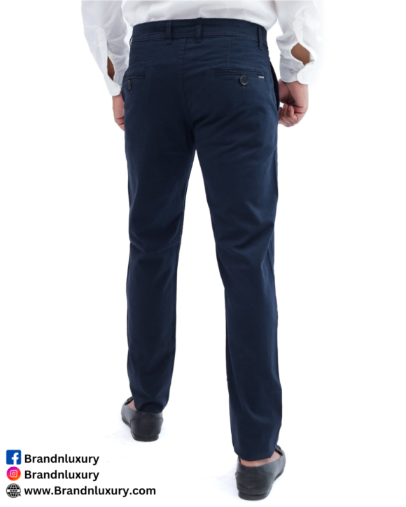 Navy Blue Cotton Pant  Premium Quality - Image 4