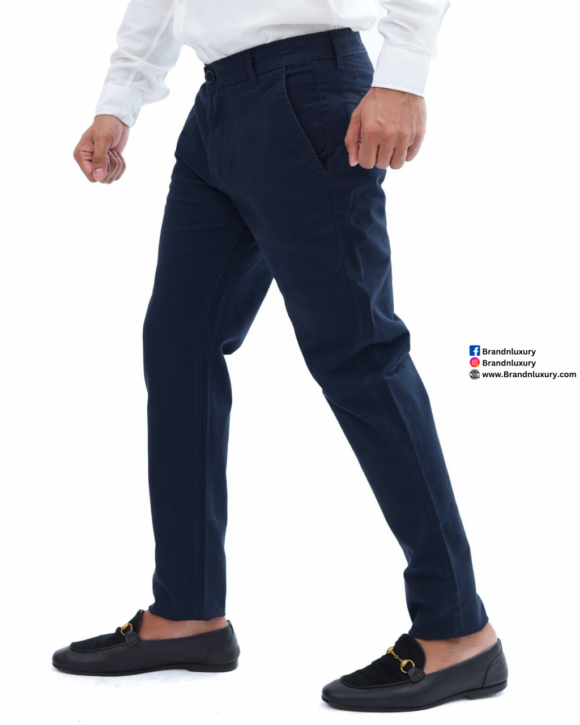 Navy Blue Cotton Pant  Premium Quality - Image 7