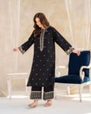  BLACK GULAB EMBROIDERED 2PC SET