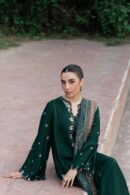 ZIVA GREEN EMBROIDERED 2PC SET