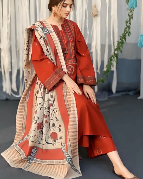 Arooj - 3PC Embroidered Set - Image 6