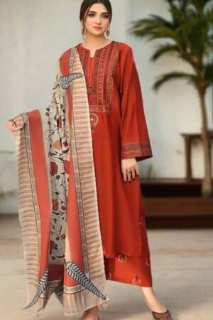 Arooj - 3PC Embroidered Set
