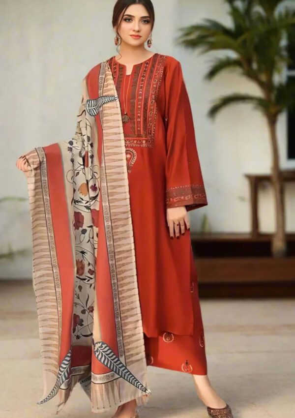 Arooj - 3PC Embroidered Set