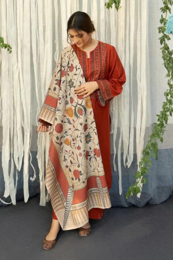 Arooj - 3PC Embroidered Set - Image 3