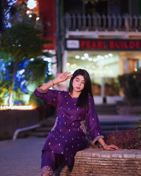 Purple Iris 2PC – Summer Premium Linen - Image 4