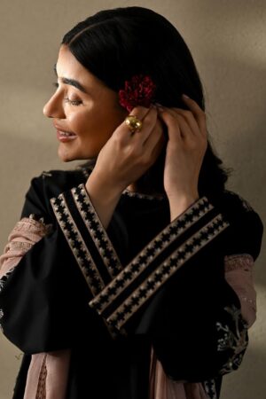 ZAIB – Luxury Embroidered - 2-Piece Set with Farshi Trouser