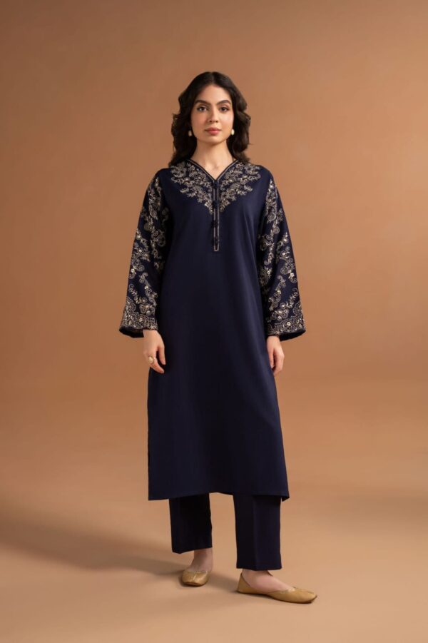 Blue Topz – Premium Linen Stitched 2-Piece Set - Image 2
